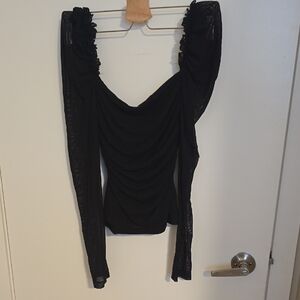 Elegant Black Women's Top